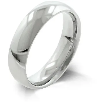 5 mm Stainless Wedding Band