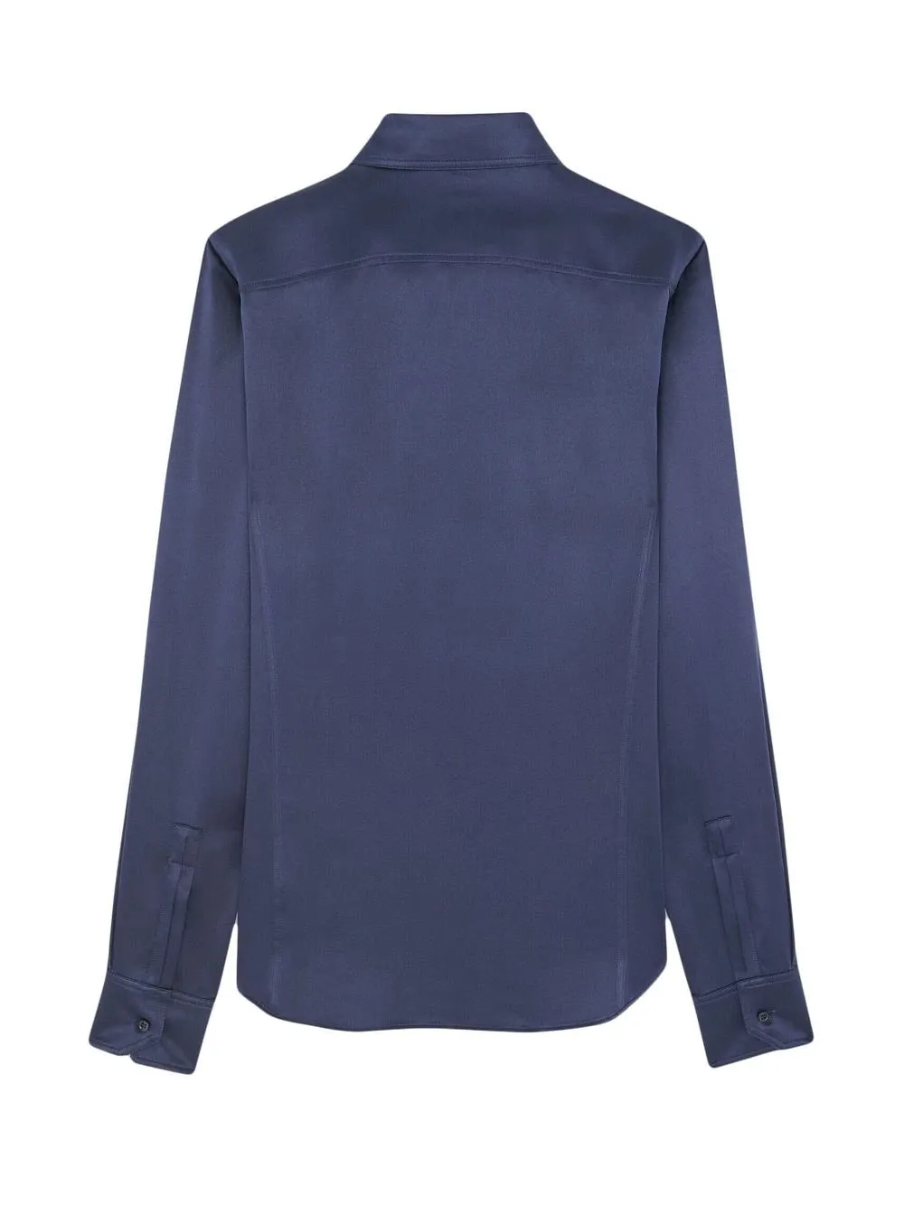 Buttoned-up silk shirt