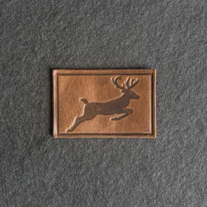 Deer Leather Patches with optional Velcro added