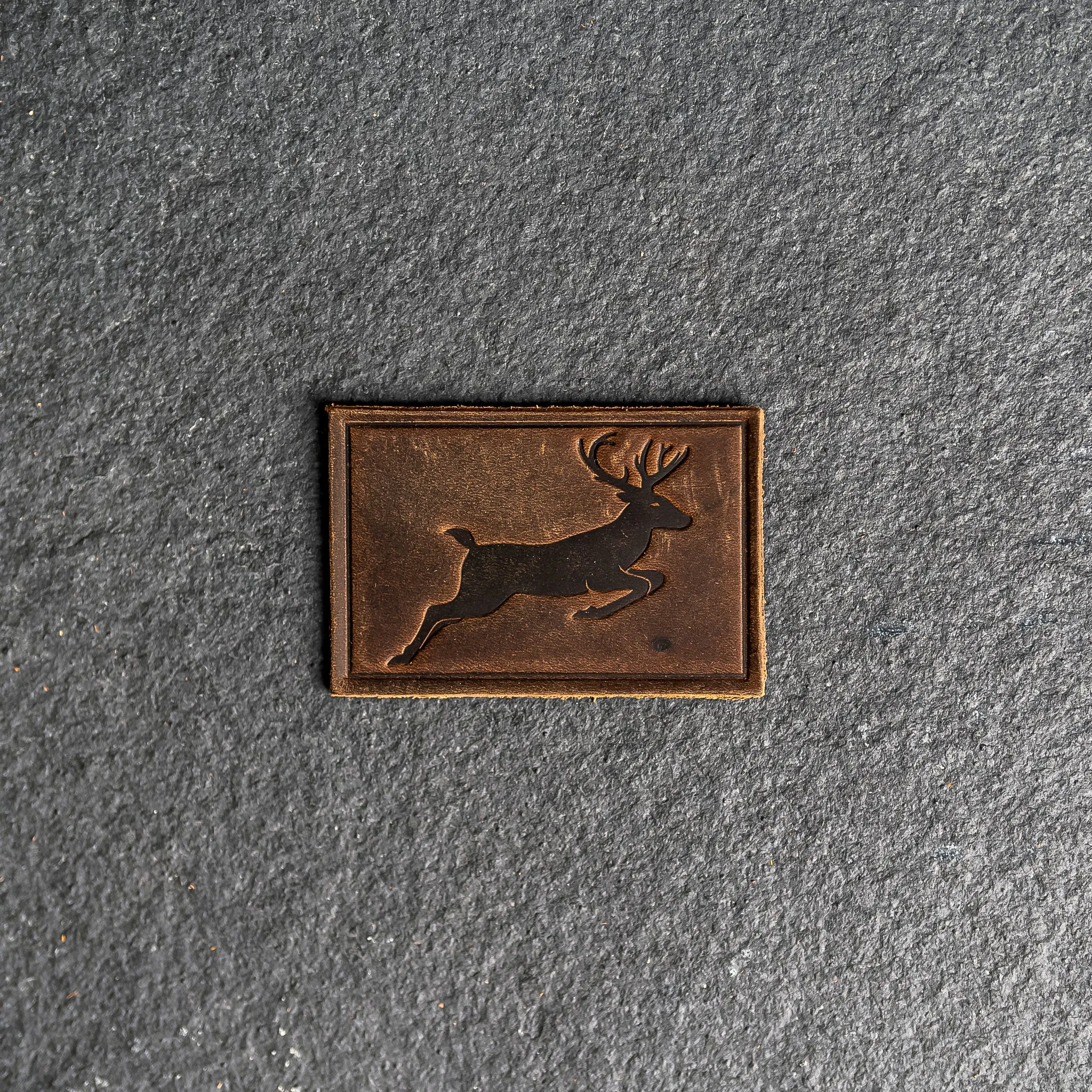 Deer Leather Patches with optional Velcro added