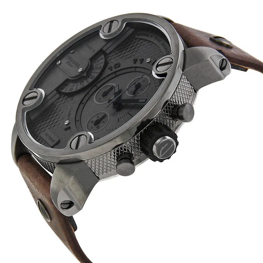 Diesel Only The Brave Chronograph Dual Time Zone Dial Men's Watch DZ7258