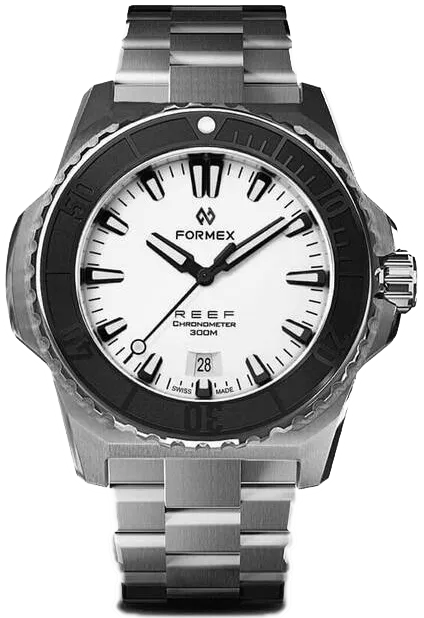 Formex REEF Automatic Chronometer 300m White Black Steel