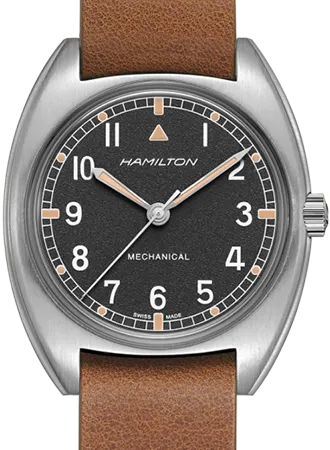 Khaki Pilot Pioneer Mechanical - Leather Ref. H76419531