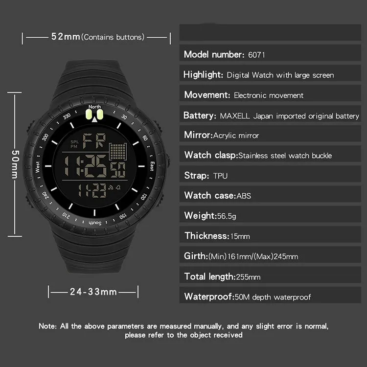 Power Brand Sports Wrist Watch - (Water Resistant)