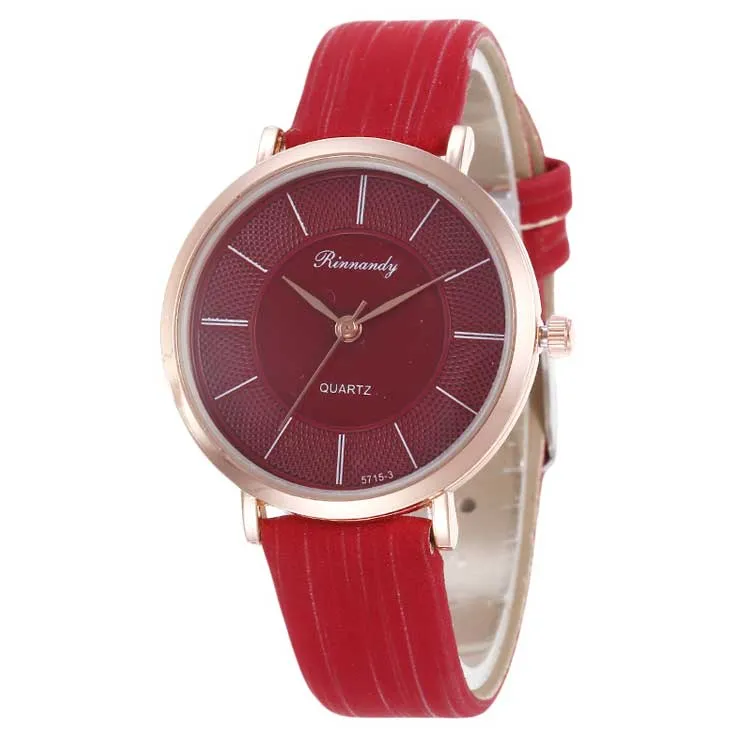 Simple dial design women's fashion watches