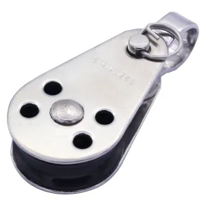 Type 304 Stainless Steel Pulley Block with Bracket
